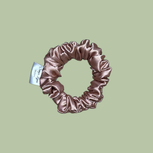 Nude Satin Scrunchie