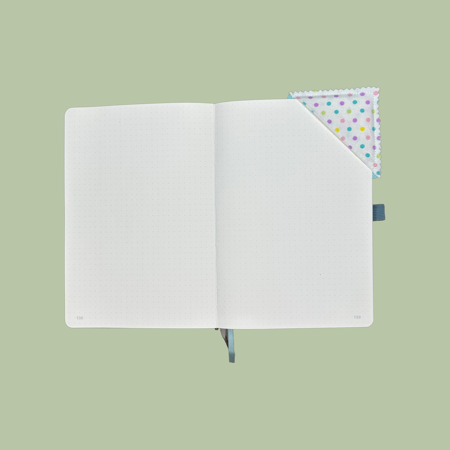 Spring Sprinkles Quilted Corner Bookmark