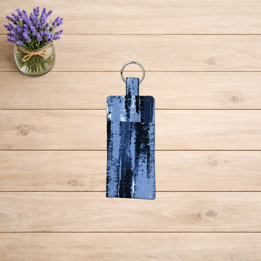 Indigo Drift Lip Balm Holder Keychain *Limited Edition*