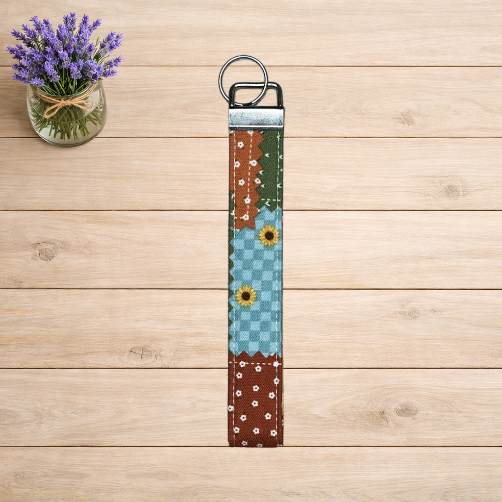 Autumn Patchwork Wristlet, Regular