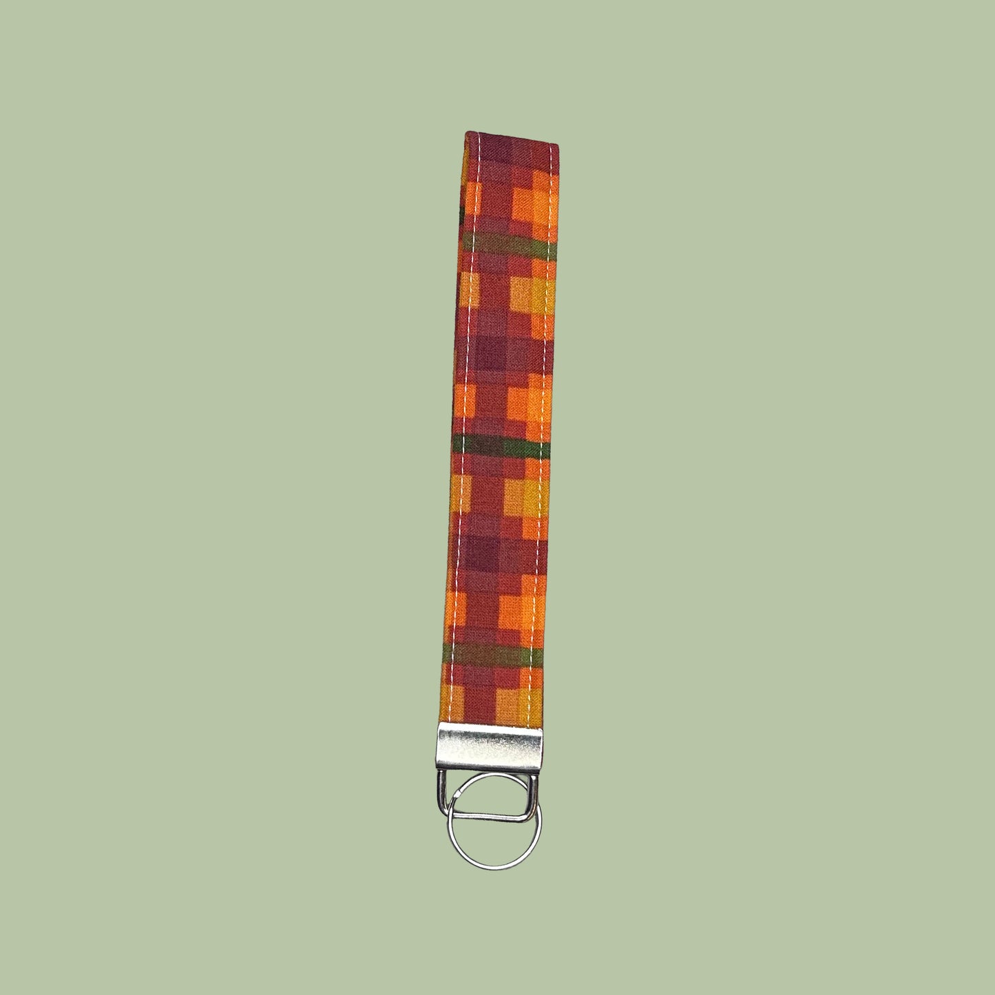 Autumn Plaid Wristlet