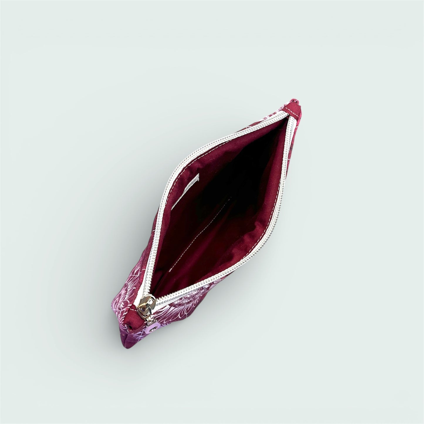 Sunflower & Burgundy Wallet Pouch