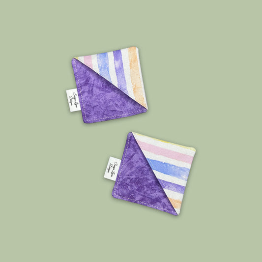 Pastel Stripes Corner Bookmark