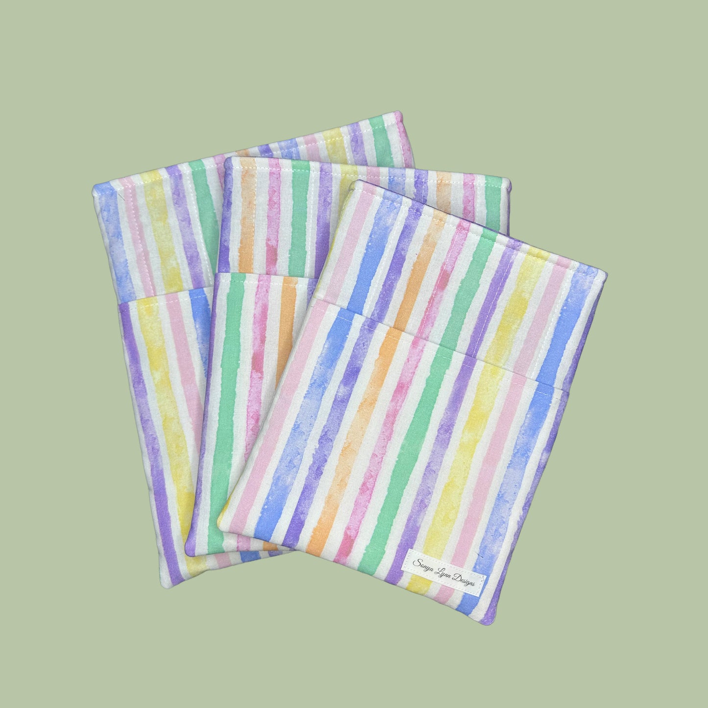 Pastel Stripes Book & eReader Sleeve