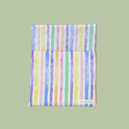 Pastel Stripes Book & eReader Sleeve