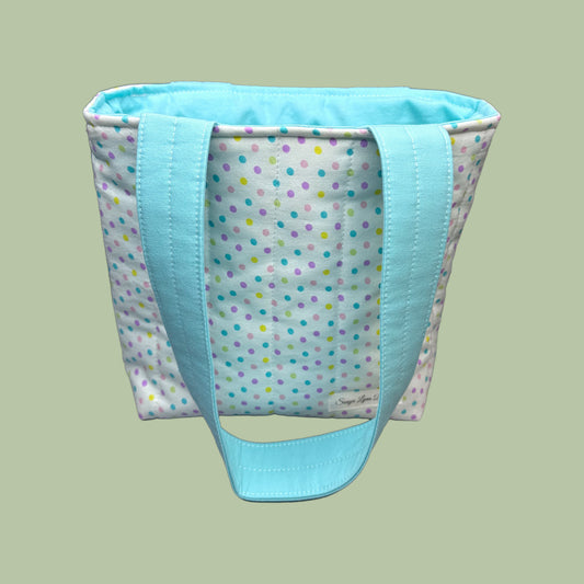 Spring Sprinkles Quilted Mini Tote Bag