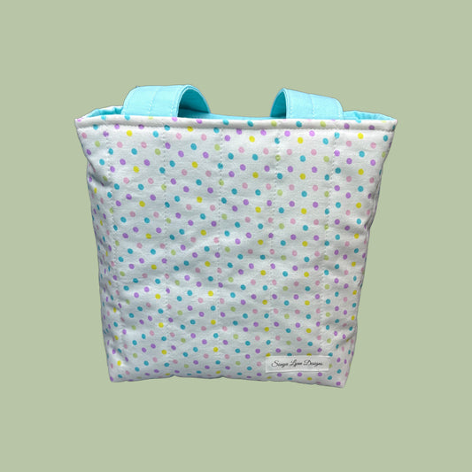 Spring Sprinkles Quilted Mini Tote Bag