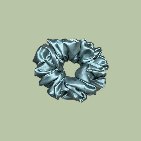 Dusty Sage Satin Scrunchie