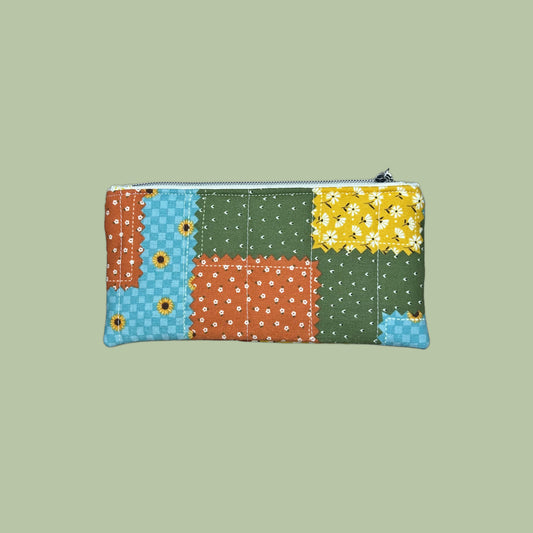 Autumn Patchwork Glasses / Pencil Pouch