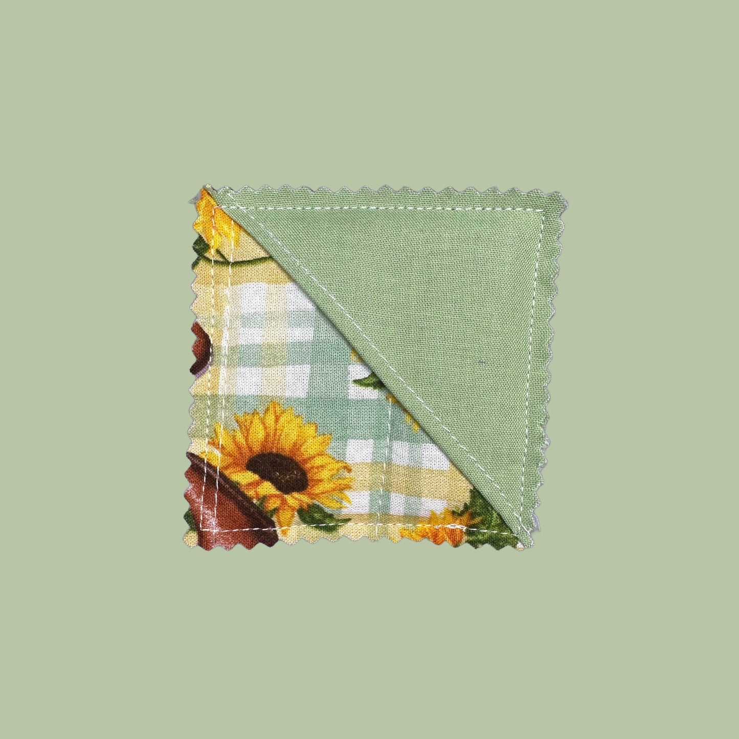 Southwestern Sunflowers Quilted Corner Bookmark