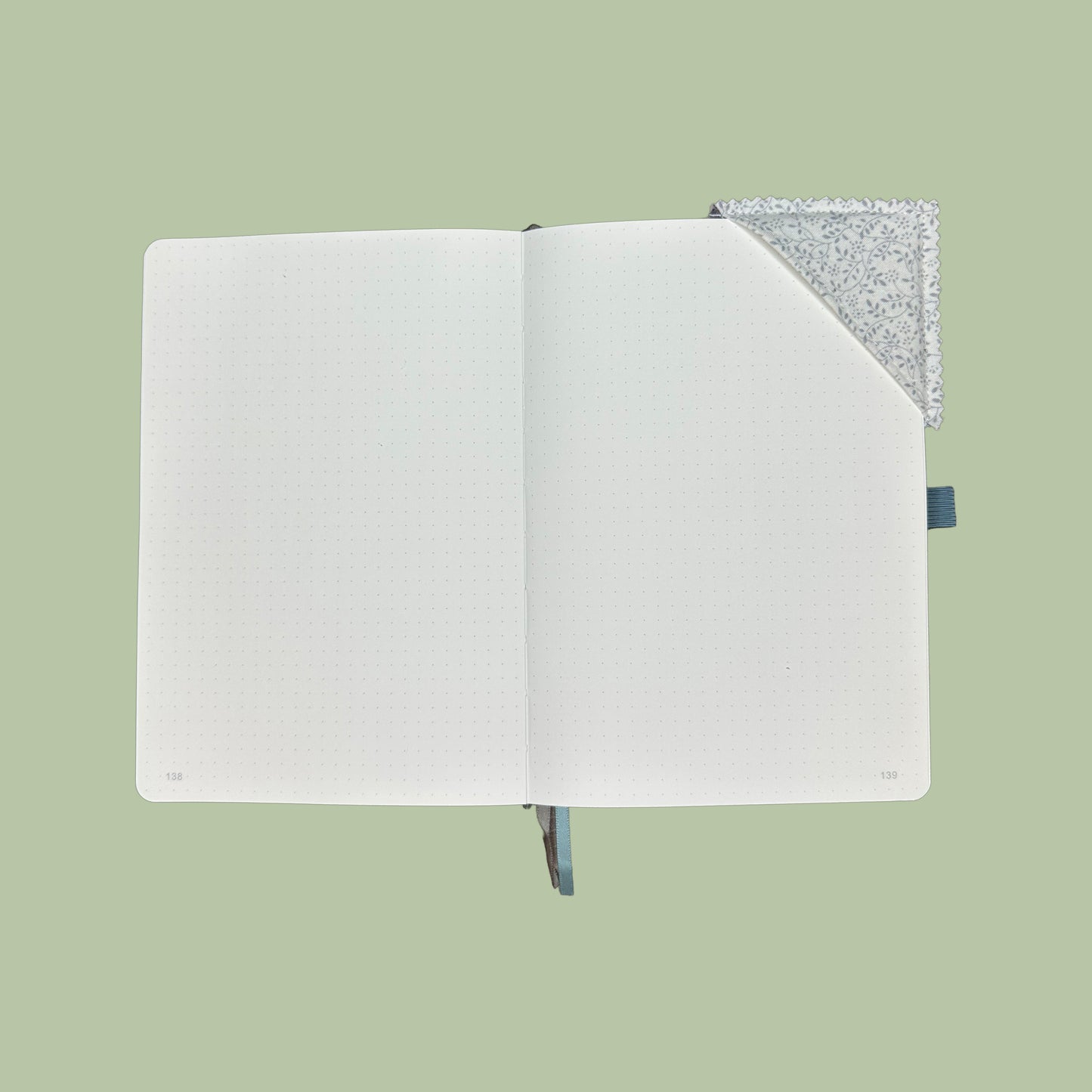 Dark Gray Sunflowers Quilted Corner Bookmark