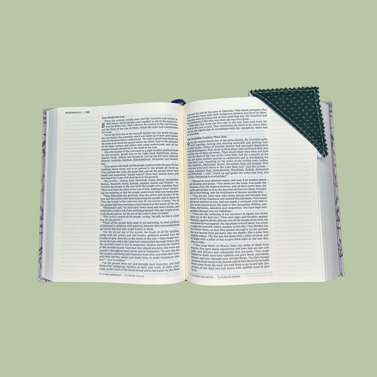 Potted Cactus Quilted Corner Bookmark
