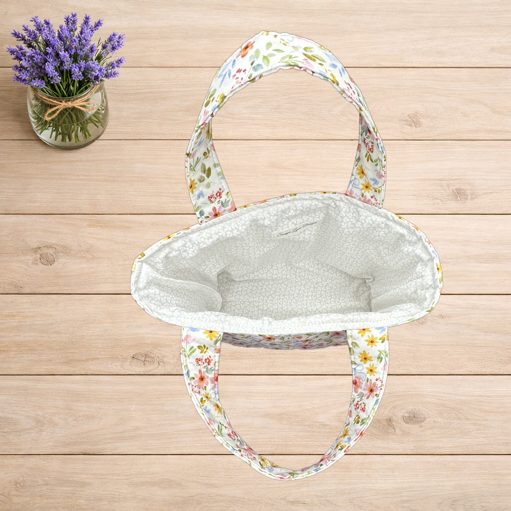 Bright Floral Bible Tote