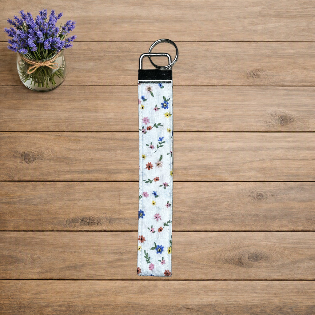 Colorful Mini Floral Wristlet