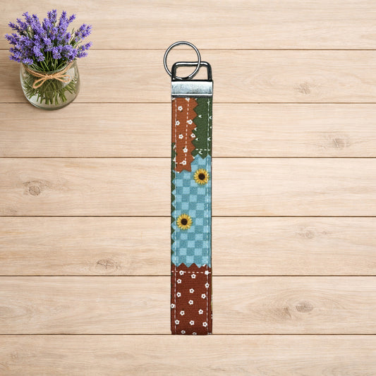 Autumn Patchwork Wristlet, Regular