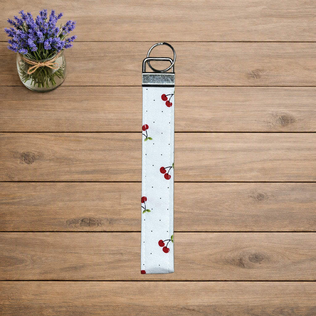 Cherry Picnic Wristlet