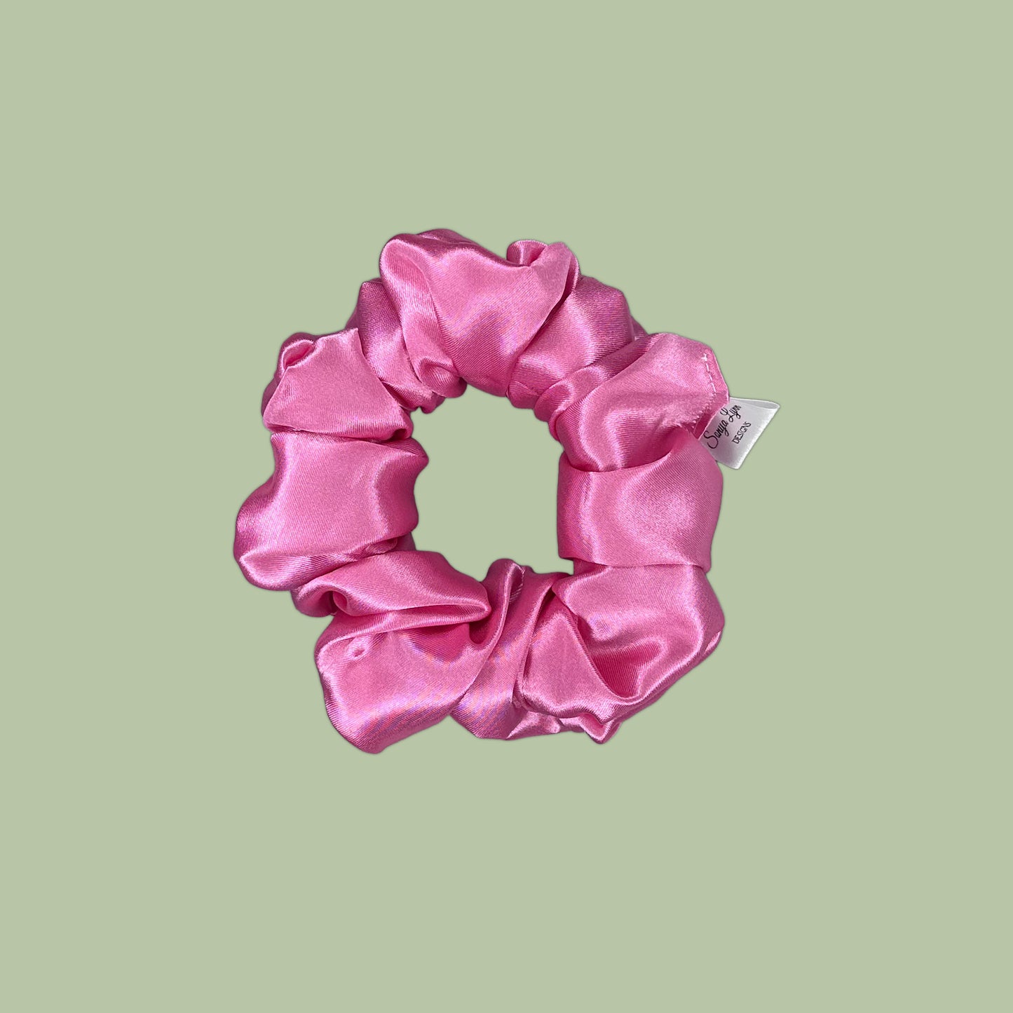 Carnation Satin Scrunchie