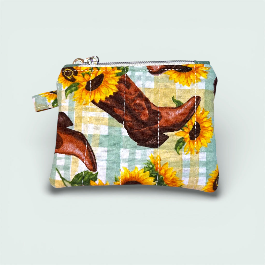 Southwestern Sunflowers Keychain Wallet