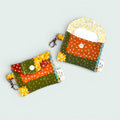 Autumn Patchwork Earbud Pouch