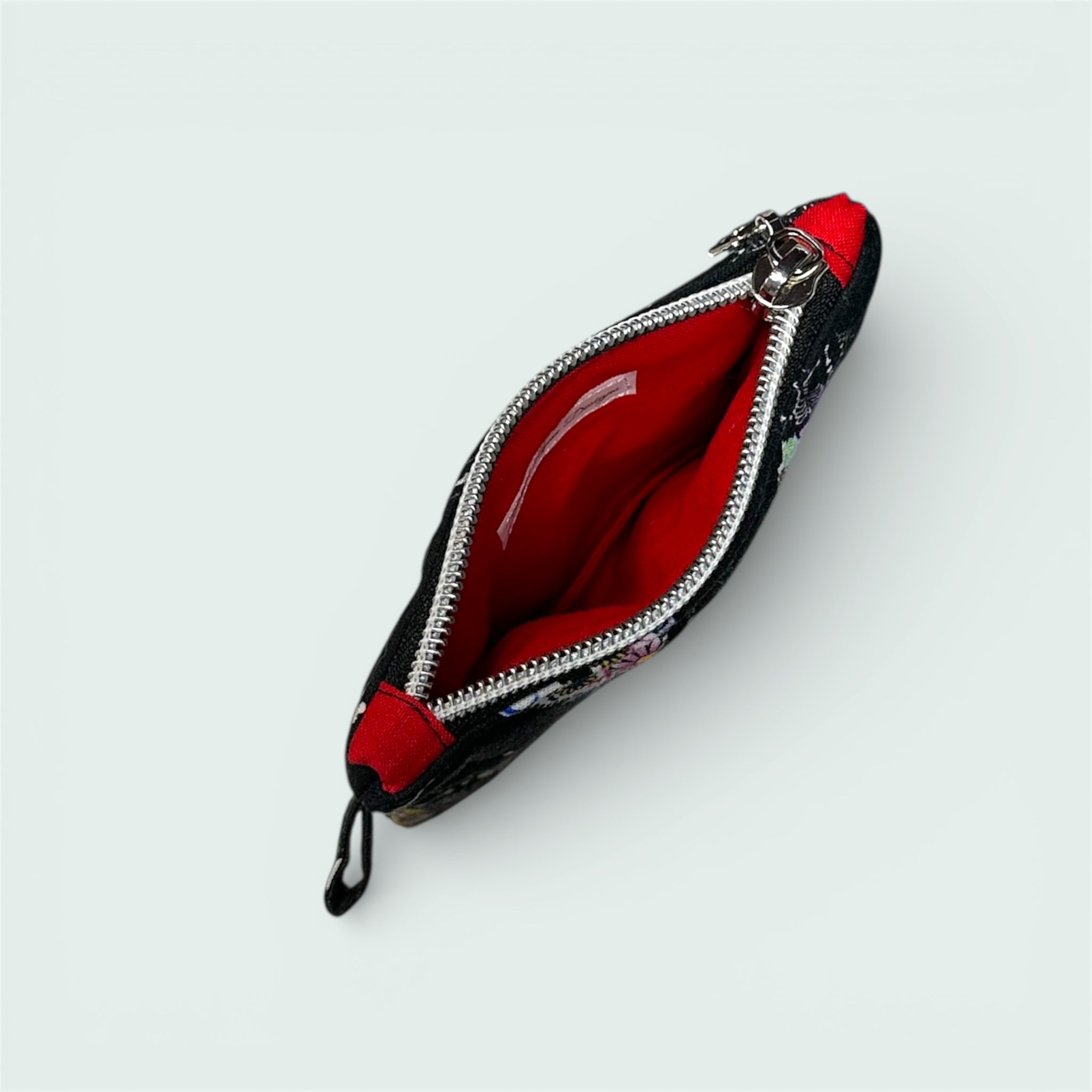 Sugar Skull Puppies Keychain Wallet