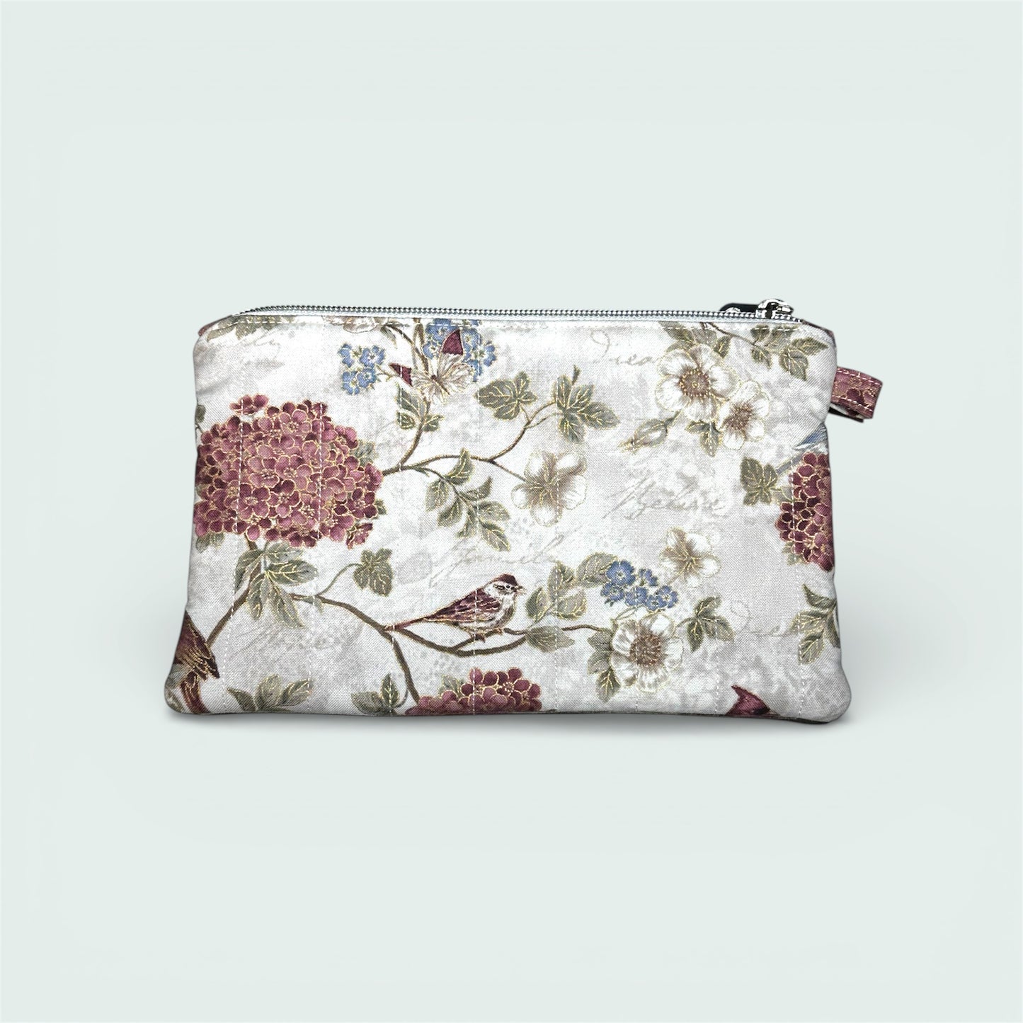 Blush Birds & Blooms Wallet Pouch