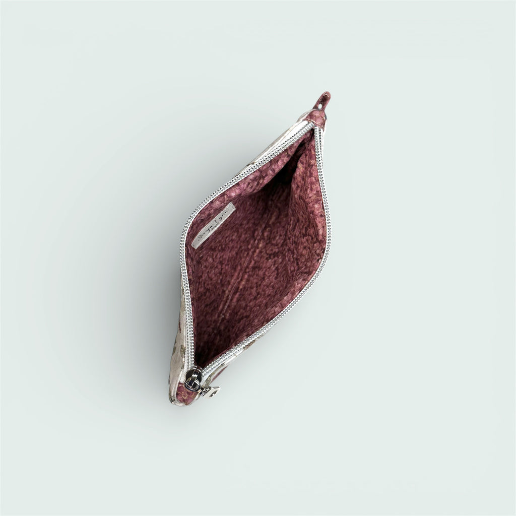 Blush Birds & Blooms Wallet Pouch