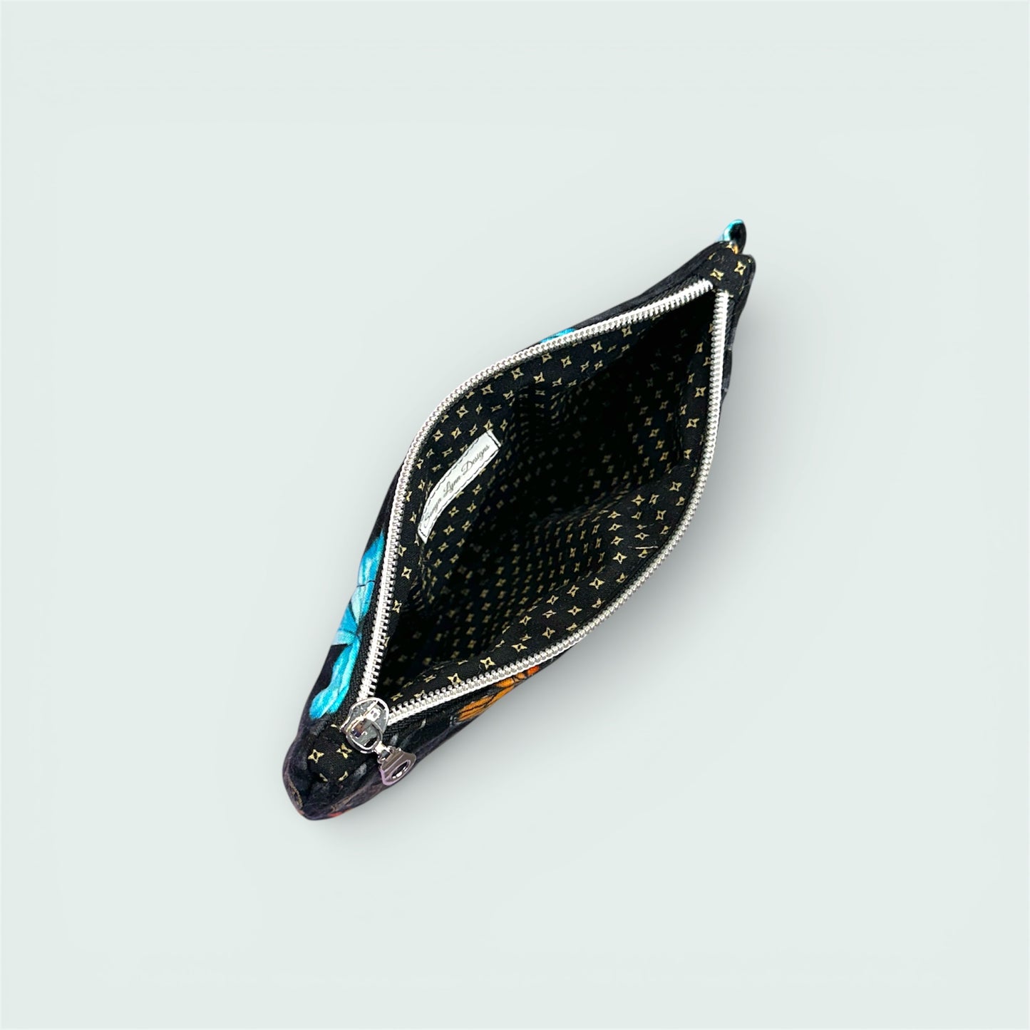 Golden Butterflies Wallet Pouch