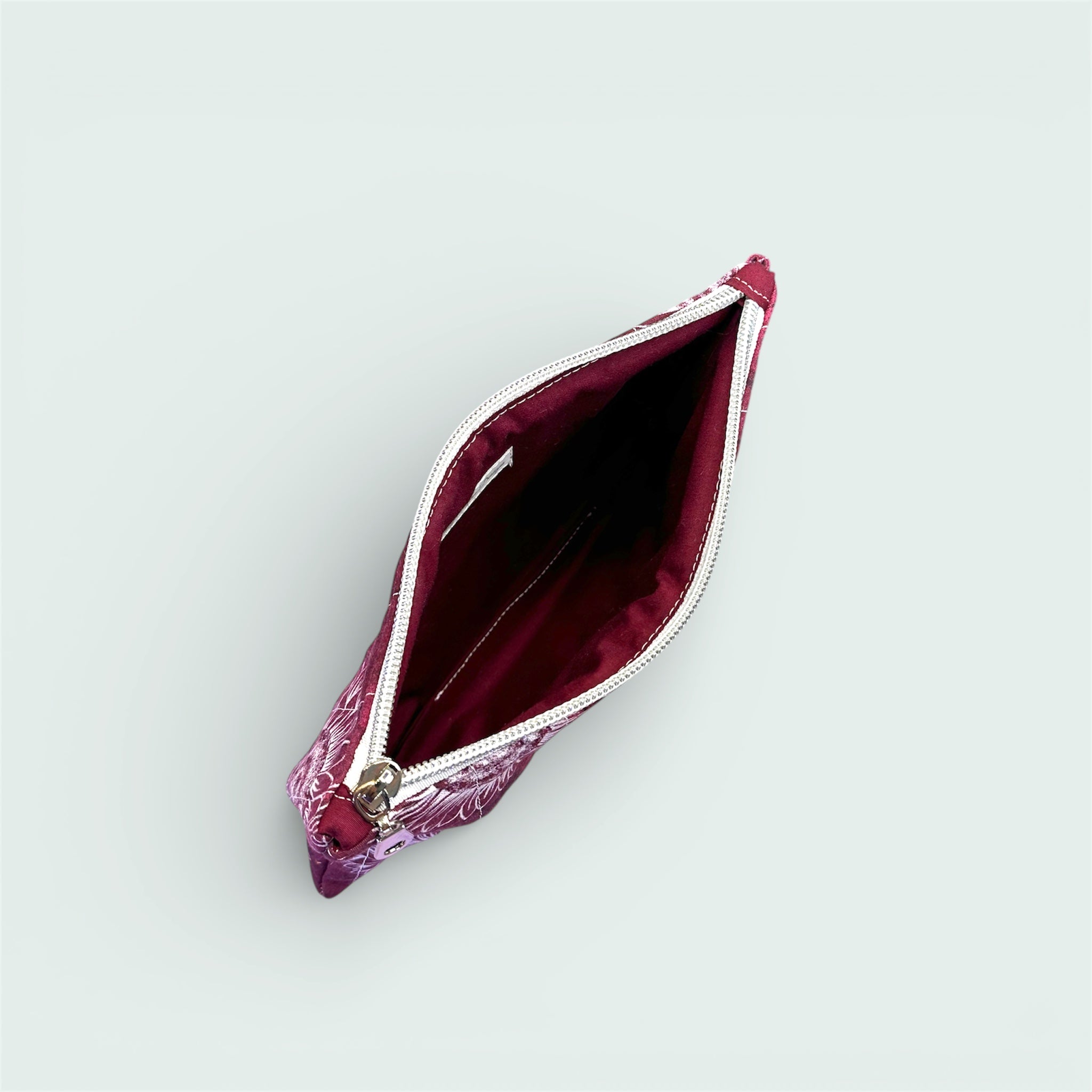 Sunflower & Burgundy Wallet Pouch