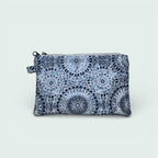 Blue & Silver Kaleidoscope Wallet Pouch