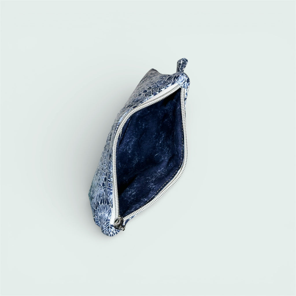 Blue & Silver Kaleidoscope Wallet Pouch