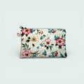 Pink & Beige Floral Wallet Pouch