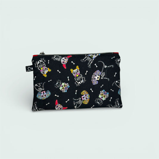 Sugar Skull Puppies Wallet Pouch