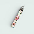 Pink & Beige Floral Wristlet, Regular