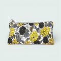 Gray & Yellow Floral Glasses / Pencil Pouch