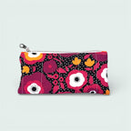 Retro Pink & Orange Floral Glasses / Pencil Pouch