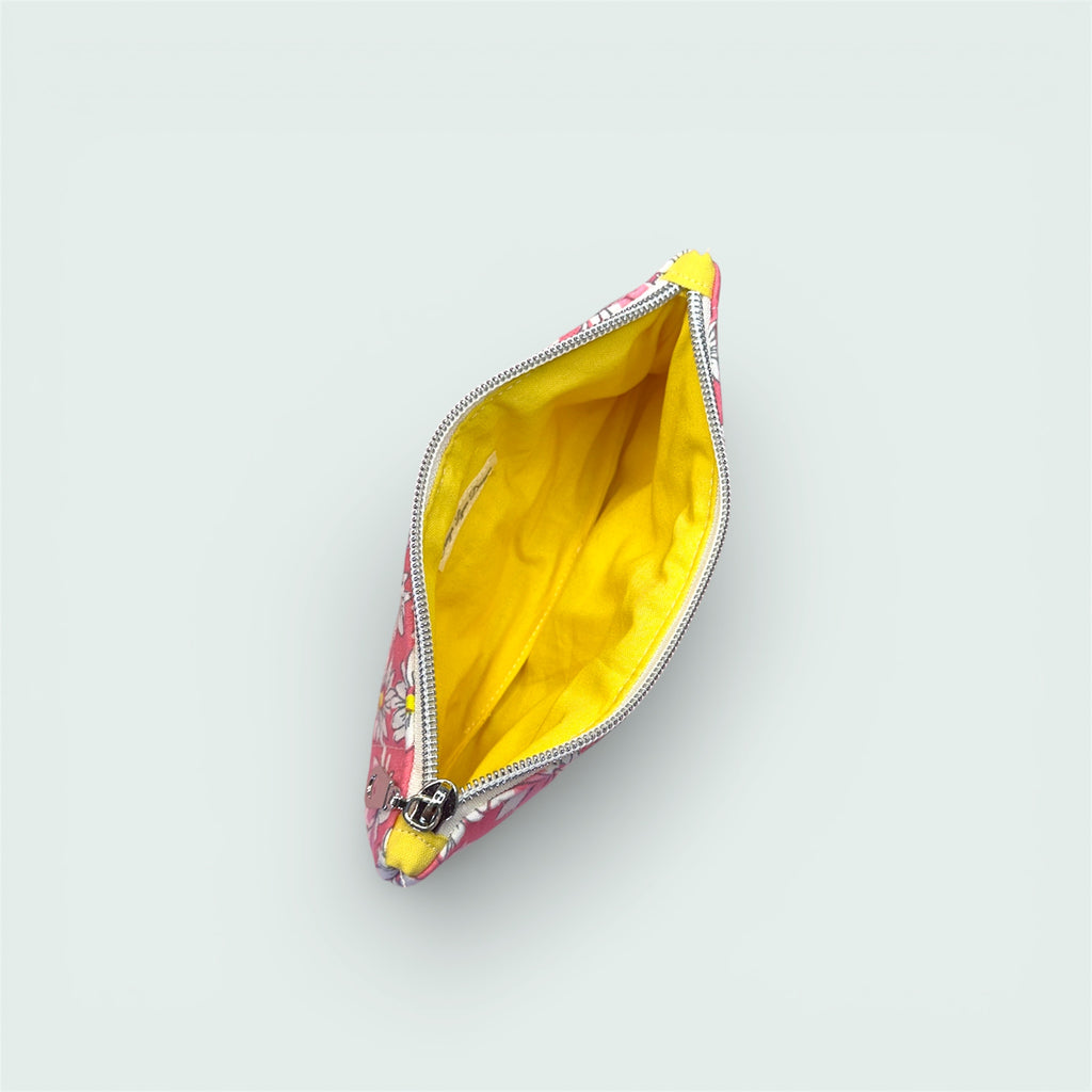 Pink & White Daisies Glasses / Pencil Pouch