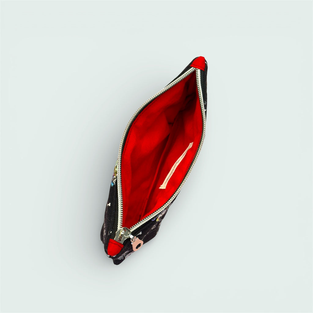 Sugar Skull Puppies Glasses / Pencil Pouch