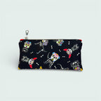 Sugar Skull Puppies Glasses / Pencil Pouch