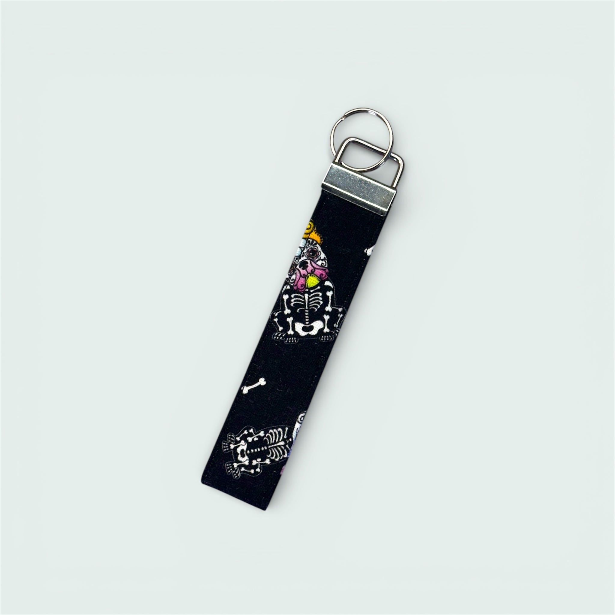 Sugar Skull Puppies Wristlet