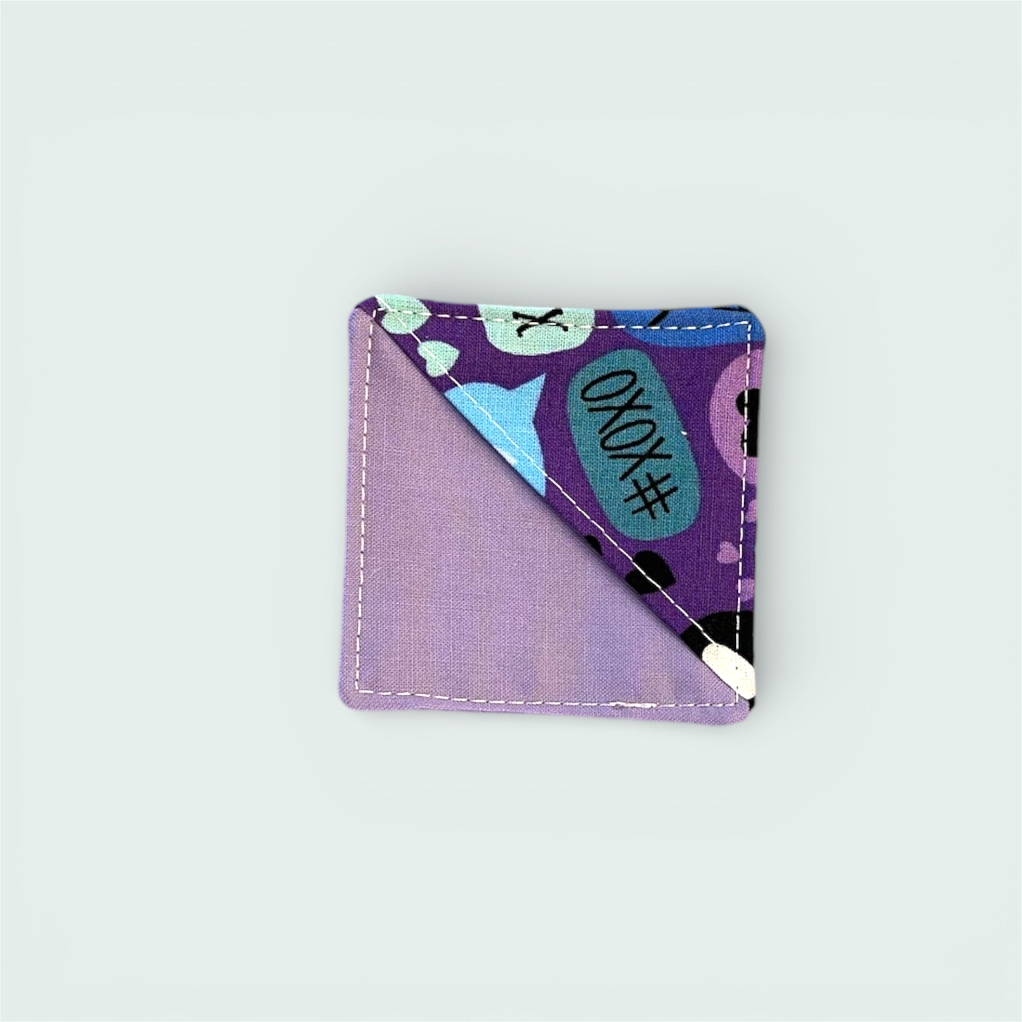Purple XOXO Corner Bookmark