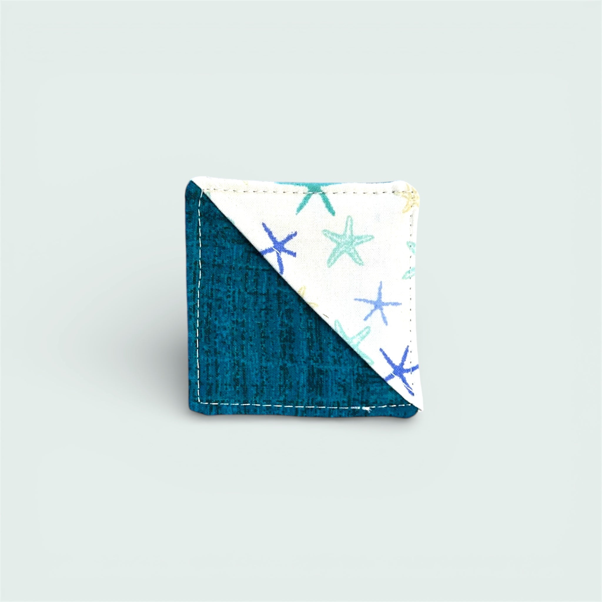 Teal Starfish Corner Bookmark