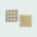 Brown & Tan Floral Reusable Makeup Remover Pads