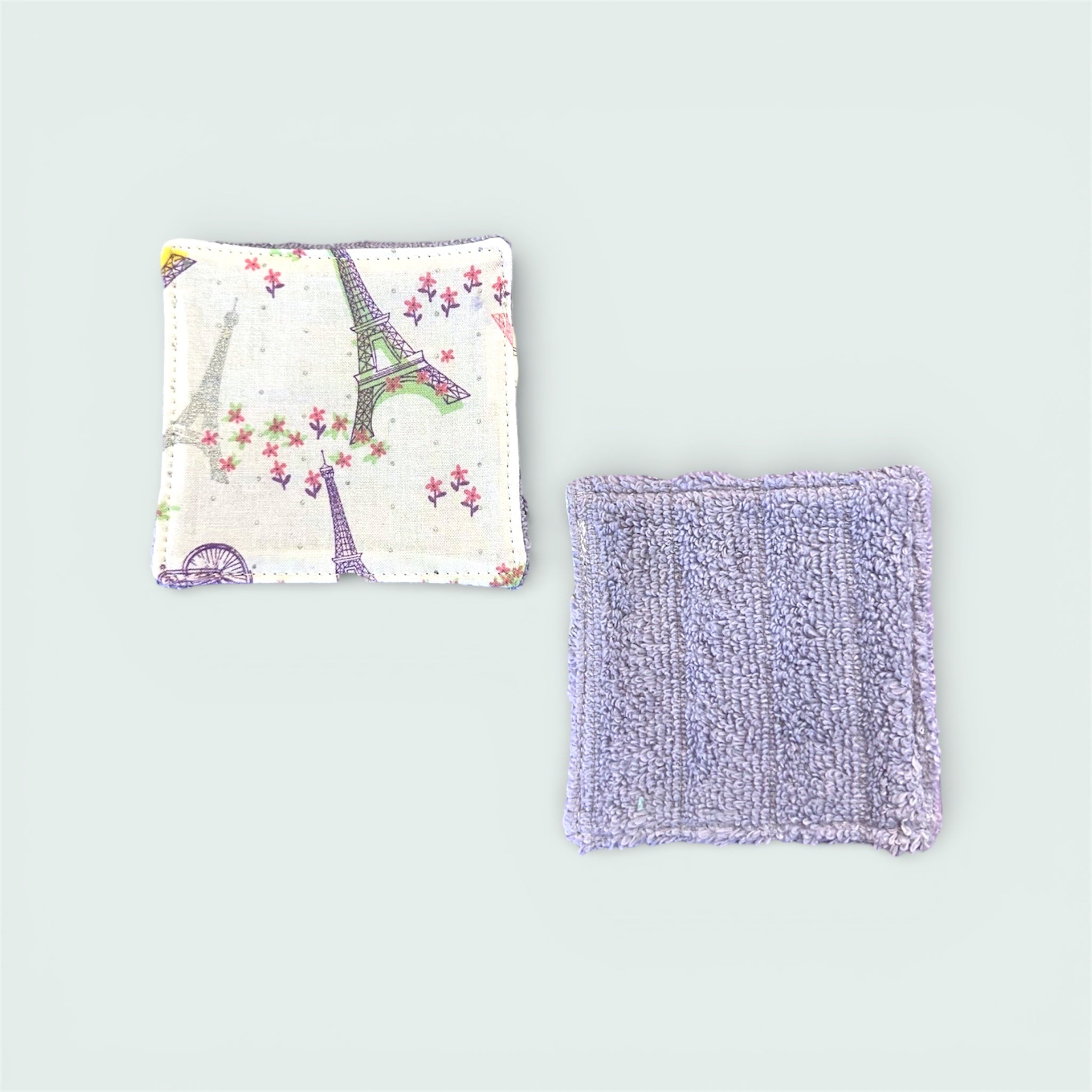 Paris on White Reusable Makeup Remover Pads