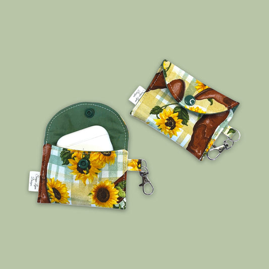 Southwestern Sunflowers Earbud Pouch